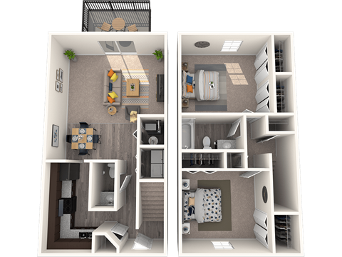 Two Bedroom Townhome Ashton Brook